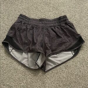 Lululemon Grey Hottie Hot Shorts
